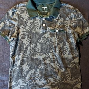 Goodfellow Floral Polo Men's M